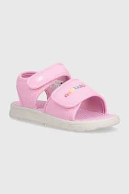 New Balance sandały dziecięce SYA750C3 kolor różowy
