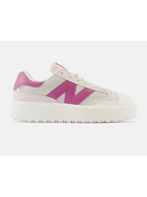 New Balance Skórzane sneakersy "302" w kolorze beżowo-różowym rozmiar: 42