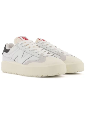 New Balance Skórzane sneakersy "302" w kolorze białym rozmiar: 37,5