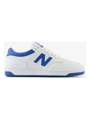 New Balance Skórzane sneakersy "480" w kolorze biało-niebieskim rozmiar: 43