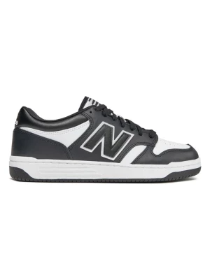 New Balance Skórzane sneakersy "480" w kolorze czarno-białym rozmiar: 41,5