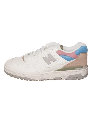 New Balance Skórzane sneakersy "550" w kolorze białym ze wzorem rozmiar: 45