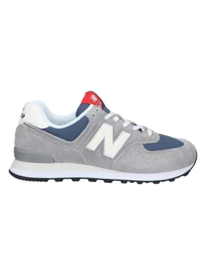 New Balance Skórzane sneakersy "U574" w kolorze niebiesko-szaro-białym rozmiar: 41,5