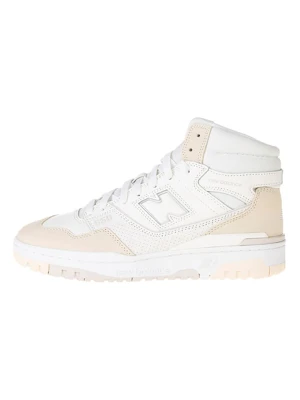 New Balance Skórzane sneakersy "650" w kolorze biało-beżowym rozmiar: 44