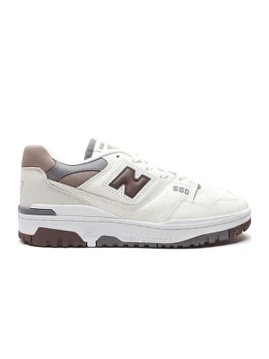 New Balance Skórzane sneakersy "BB550" w kolorze biało-brązowym rozmiar: 46,5