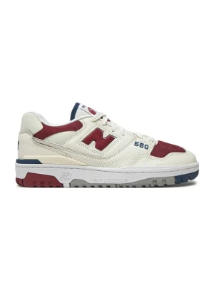 New Balance Skórzane sneakersy "BB550" w kolorze biało-czerwonym rozmiar: 46,5