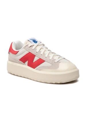 New Balance Skórzane sneakersy "CT302" w kolorze czerwono-beżowym rozmiar: 42,5