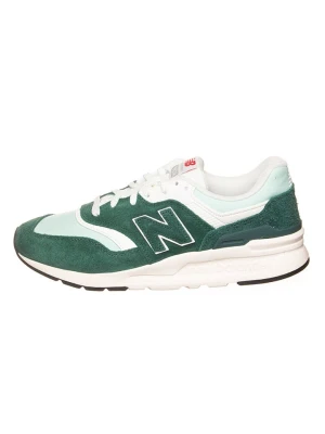 New Balance Skórzane sneakersy "CW997" w kolorze zielonym rozmiar: 40,5