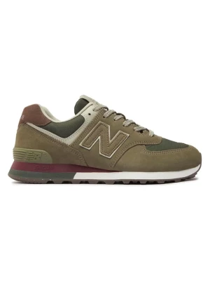 New Balance Skórzane sneakersy "U574" w kolorze khaki rozmiar: 36