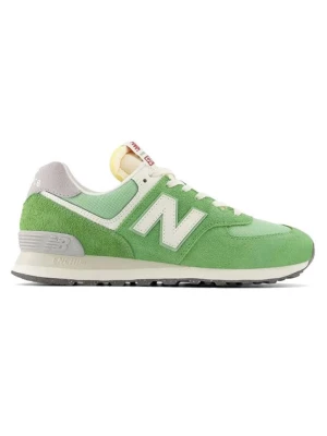 New Balance Skórzane sneakersy "U574" w kolorze zielonym rozmiar: 44