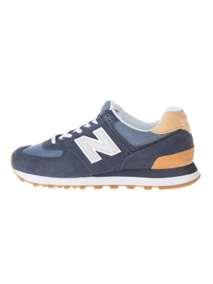 New Balance Skórzane sneakersy w kolorze granatowo-pomarańczowo-białym rozmiar: 37,5