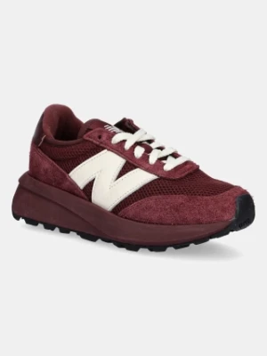 New Balance sneakersy 370 kolor bordowy U370PA