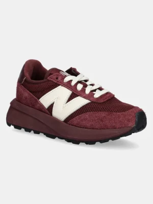 New Balance sneakersy 370 kolor bordowy U370PA