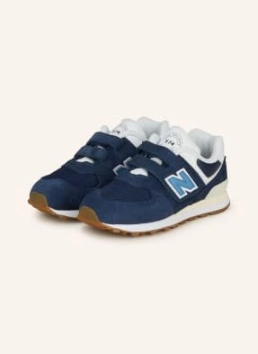 New Balance Sneakersy 574 blau