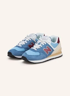 New Balance Sneakersy 574 blau
