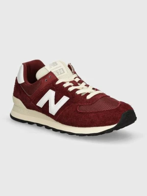 New Balance sneakersy 574 kolor bordowy U574RBK