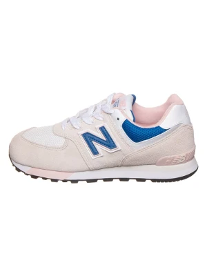 New Balance Sneakersy "574" w kolorze biało-beżowym rozmiar: 19