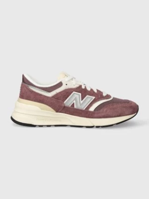 New Balance sneakersy 997 kolor bordowy