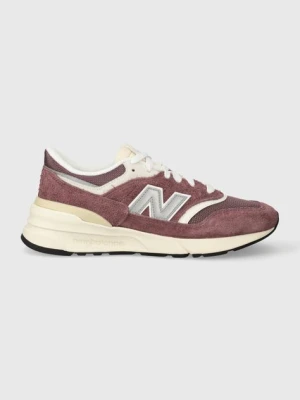 New Balance sneakersy 997 kolor bordowy