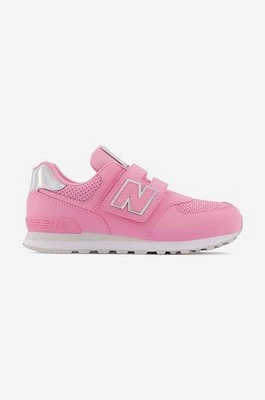 New Balance sneakersy dziecięce kolor różowy