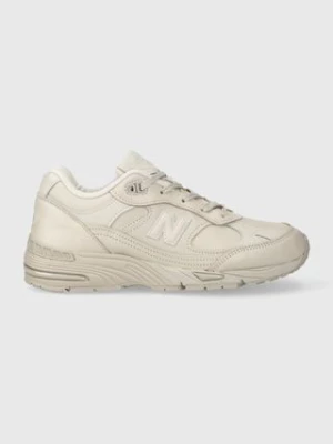 New Balance sneakersy Made in UK kolor beżowy W991OW