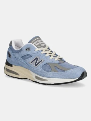 New Balance sneakersy U991BV2 Made in UK męskie kolor niebieski U991BV2