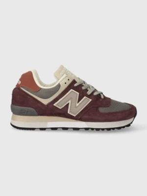 New Balance sneakersy OU576PTY Made in UK kolor bordowy