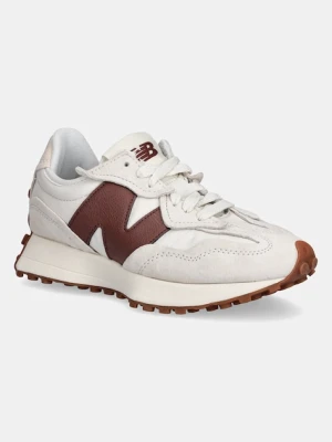 New Balance sneakersy skórzane 327 kolor beżowy U327WKM