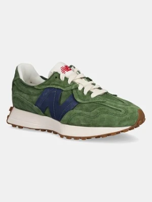 New Balance sneakersy skórzane 327 kolor zielony U327WSC