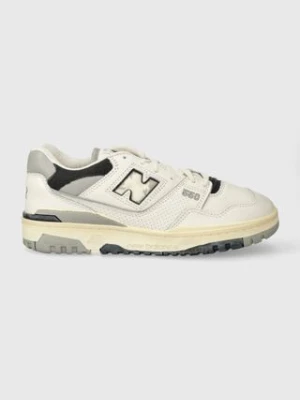 New Balance sneakersy skórzane 550 BB550VGB kolor biały BB550VGB