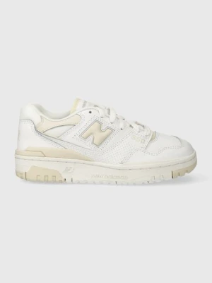 New Balance sneakersy skórzane 550 BBW550BK kolor beżowy BBW550BK