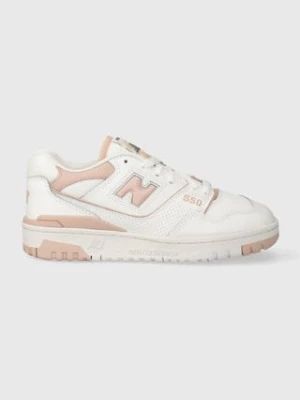 New Balance sneakersy skórzane 550 BBW550BP kolor biały BBW550BP