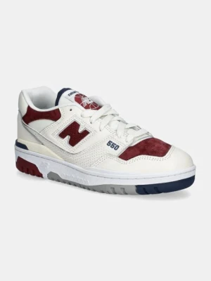 New Balance sneakersy skórzane 550 kolor beżowy BB550VRC