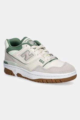 New Balance sneakersy skórzane 550 kolor beżowy BBW550HK