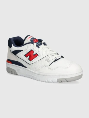 New Balance sneakersy skórzane 550 kolor biały BB550ESD
