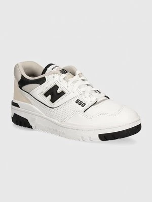 New Balance sneakersy skórzane 550 kolor biały BB550ESI