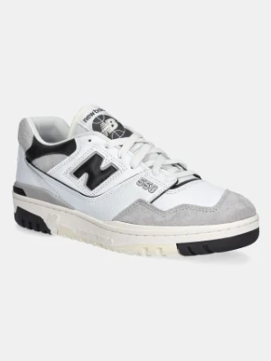 New Balance sneakersy skórzane 550 kolor biały BB550GWB