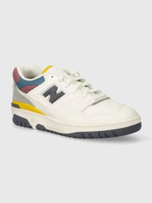 New Balance sneakersy skórzane 550 kolor biały BB550PGB