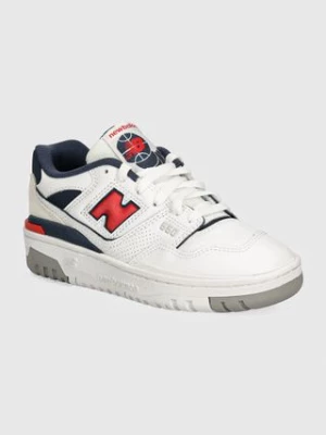 Zdjęcie produktu New Balance sneakersy skórzane 550 kolor biały GSB550ED