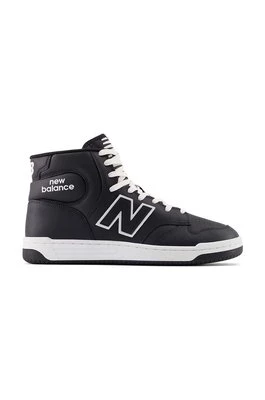 New Balance sneakersy skórzane BB480COB kolor czarny