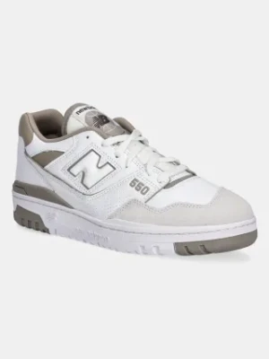 New Balance sneakersy skórzane BB550GSS męskie kolor biały BB550GSS