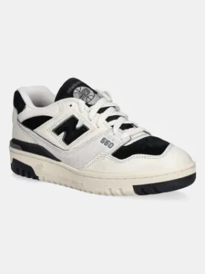 New Balance sneakersy skórzane BB550LEG kolor beżowy BB550LEG
