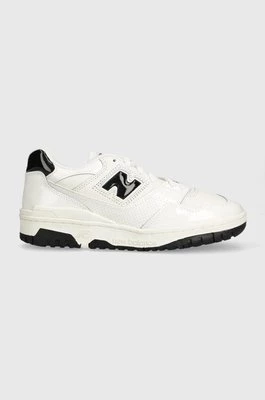 New Balance sneakersy skórzane kolor biały BB550YKF