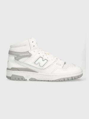 New Balance sneakersy skórzane BB650RVW kolor biały