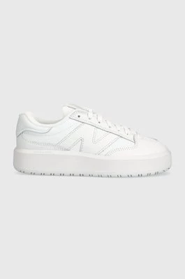 New Balance sneakersy skórzane kolor biały CT302CLA