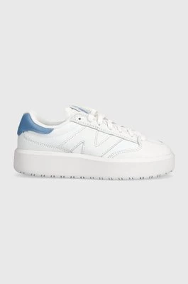 New Balance sneakersy skórzane kolor biały CT302CLD