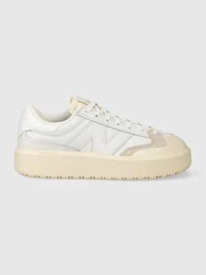 New Balance sneakersy skórzane CT302OB kolor biały