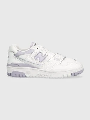 New Balance sneakersy skórzane kolor biały BBW550BV