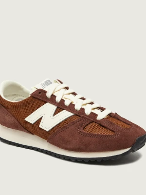 New Balance Sneakersy U4713 | zamsz | z dodatkiem skóry brązowy