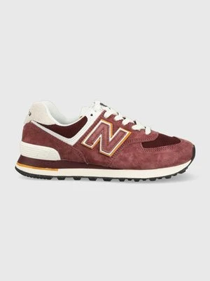 New Balance sneakersy U574MO2 kolor bordowy U574MO2-MO2